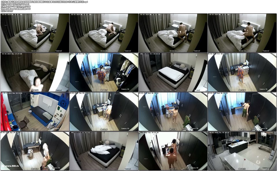 磁力：重磅❤️黑客破解家庭网络摄像头偷拍最美警花 在自家豪宅内生活展示和官二代老公激情性生活[457M]